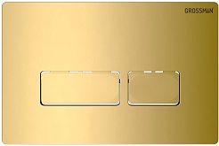 Grossman Инсталляция для подвесного унитаза Pragma 97.03.300 с клавишей смыва золото глянцевое – фотография-9